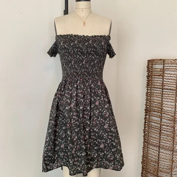 Brandy Melville Dresses Brandy Melville Green Off Shoulder Caley Dress Poshmark